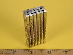 d34-n52 - 3/16 x 1/4 Inch Neodymium Rare Earth Cylinder/Rod Magnet N52 -2