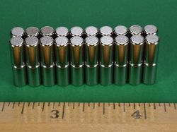 d36 - 3/16 x 3/8 Inch Neodymium Rare Earth Cylinder/Rod Magnet N42 -2
