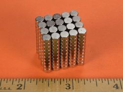 d3h1 - 3/16 x 1/10 Inch Neodymium Rare Earth Disc Magnet N42 -2