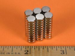 d403 - 1/4 x 3/32 Inch Neodymium Rare Earth Disc Magnet N42 -2