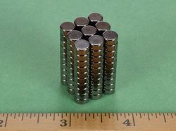 d42b-n52 - 1/4 x 1/8 Inch Neodymium Rare Earth Disc Magnet N52 -2