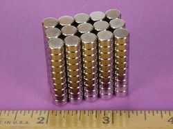 d42sh - 1/4 x 1/8 Inch Neodymium Rare Earth High Temp Disc Magnet N42SH -2