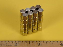 d44-n52 - 1/4 x 1/4 Inch Neodymium Rare Earth Cylinder/Rod Magnet N52 -2
