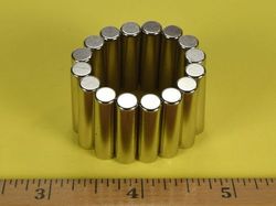 d4x0dia-n52 - 1/4 x 1 Inch Neodymium Rare Earth Diametric Cylinder Magnet N52 -2