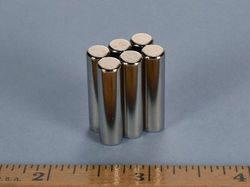 d4x0 - 1/4 x 1 Inch Neodymium Rare Earth Cylinder/Rod Magnet N42 -2