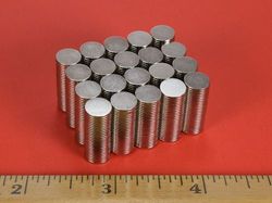 d501-n52 - 5/16 x 1/32 Inch Neodymium Rare Earth Disc Magnet N52 -2