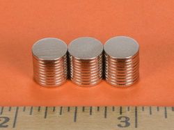 d501 - 5/16 x 1/32 Inch Neodymium Rare Earth Disc Magnet N42 -2