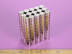 d53 - 5/16 x 3/16 Inch Neodymium Rare Earth Disc Magnet N42 -2