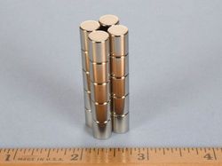 d56 - 5/16 x 3/8 Inch Neodymium Rare Earth Cylinder/Rod Magnet N42 -2