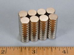 d5h1 - 5/16 x 1/10 Inch Neodymium Rare Earth Disc Magnet N42 -2