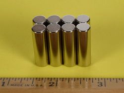 d5x0 - 5/16 x 1 Inch Neodymium Rare Earth Cylinder/Rod Magnet N42 -2