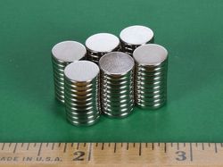 d61 - 3/8 x 1/16 Inch Neodymium Rare Earth Disc Magnet N42 -2