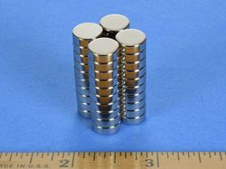 d62 - 3/8 x 1/8 Inch Neodymium Rare Earth Disc Magnet N42 -2