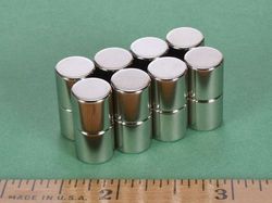 d66 - 3/8 x 3/8 Inch Neodymium Rare Earth Cylinder/Rod Magnet N42 -2