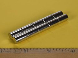 d6a - 3/8 x 5/8 Inch Neodymium Rare Earth Cylinder/Rod Magnet N42 -2