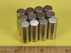 d6h1 - 3/8 x 1/10 Inch Neodymium Rare Earth Disc Magnet N42 -2