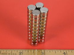d6h2 - 3/8 x 2/10 Inch Neodymium Rare Earth Disc Magnet N42 -2