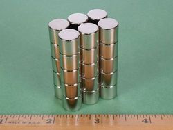 d76 - 7/16 x 3/8 Inch Neodymium Rare Earth Disc Magnet N42 -2