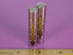 d77-n52 - 7/16 x 7/16 Inch Neodymium Rare Earth Cylinder/Rod Magnet N52 -2