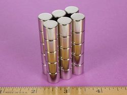 d77 - 7/16 x 7/16 Inch Neodymium Rare Earth Cylinder/Rod Magnet N42 -2