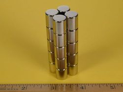 d78 - 7/16 x 1/2 Inch Neodymium Rare Earth Cylinder/Rod Magnet N42 -2