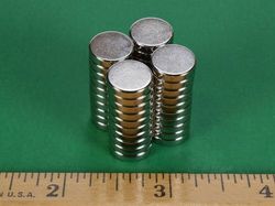 d7h1 - 7/16 x 1/10 Inch Neodymium Rare Earth Disc Magnet N42 -2
