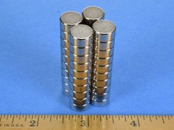 d7h2 - 7/16 x 2/10 Inch Neodymium Rare Earth Disc Magnet N42 -2