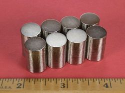 d801-n52 - 1/2 x 1/32 Inch Neodymium Rare Earth Disc Magnet N52 -2
