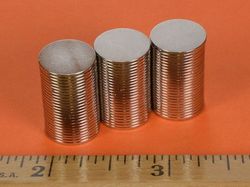 d801 - 1/2 x 1/32 Inch Neodymium Rare Earth Disc Magnet N42 -2