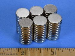 d803 - 1/2 x 3/32 Inch Neodymium Rare Earth Disc Magnet N42 -2