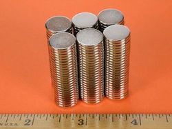 d81sh - 1/2 x 1/16 Inch Neodymium Rare Earth High Temp Disc Magnet N42SH -2