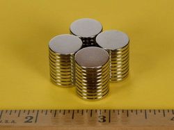 d81 - 1/2 x 1/16 Inch Neodymium Rare Earth Disc Magnet N42 -2