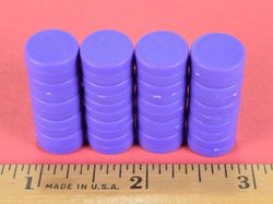 d84pc-pur - 1/2 x 1/4 Inch Neodymium Rare Earth Plastic Coated Disc Magnet N42 -2
