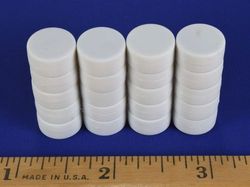 d84pc-wht - 1/2 x 1/4 Inch Neodymium Rare Earth Plastic Coated Disc Magnet N42 -2