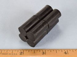 d8x0br - 1/2 x 1 Inch Neodymium Rare Earth Rubber Coated Cylinder Magnet N42 -2