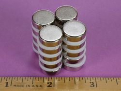 d93-n52 - 9/16 x 3/16 Inch Neodymium Rare Earth Disc Magnet N52 -2