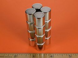 d99 - 9/16 x 9/16 Inch Neodymium Rare Earth Cylinder/Rod Magnet N42 -2