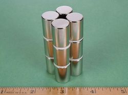 d9c - 9/16 x 3/4 Inch Neodymium Rare Earth Cylinder/Rod Magnet N42 -2