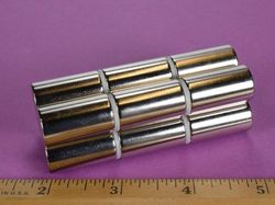 d9x0 - 9/16 x 1 Inch Neodymium Rare Earth Cylinder/Rod Magnet N42 -2