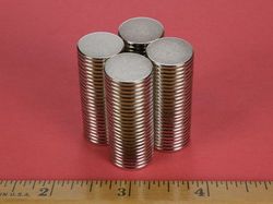 da1 - 5/8 x 1/16 Inch Neodymium Rare Earth Disc Magnet N42 -2