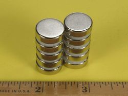 da3-n52 - 5/8 x 3/16 Inch Neodymium Rare Earth Disc Magnet N52 -2