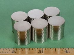 db01 - 11/16 x 1/32 Inch Neodymium Rare Earth Disc Magnet N42 -2