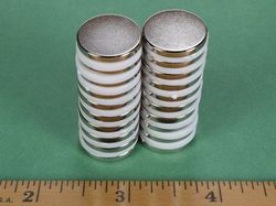 db03 - 11/16 x 3/32 Inch Neodymium Rare Earth Disc Magnet N42 -2