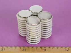 db1 - 11/16 x 1/16 Inch Neodymium Rare Earth Disc Magnet N42 -2