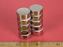 db4 - 11/16 x 1/4 Inch Neodymium Rare Earth Disc Magnet N42 -2