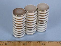 dbh1 - 11/16 x 1/10 Inch Neodymium Rare Earth Disc Magnet N42 -2