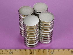 dc03 - 3/4 x 3/32 Inch Neodymium Rare Earth Disc Magnet N42 -2