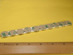 dc1ad-p - 3/4 x 1/16 Inch Neodymium Rare Earth 3M Adhesive Backed Disc Craft Magnet N42 10 Pair Pack-2