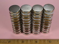dc3-n52 - 3/4 x 3/16 Inch Neodymium Rare Earth Disc Magnet N52 -2