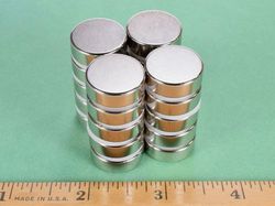 dc4-n52 - 3/4 x 1/4 Inch Neodymium Rare Earth Disc Magnet N52 -2